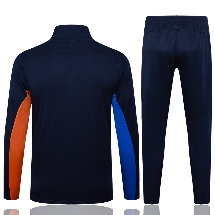 Survetement OM Veste 2024 2025 Bleu Foncé