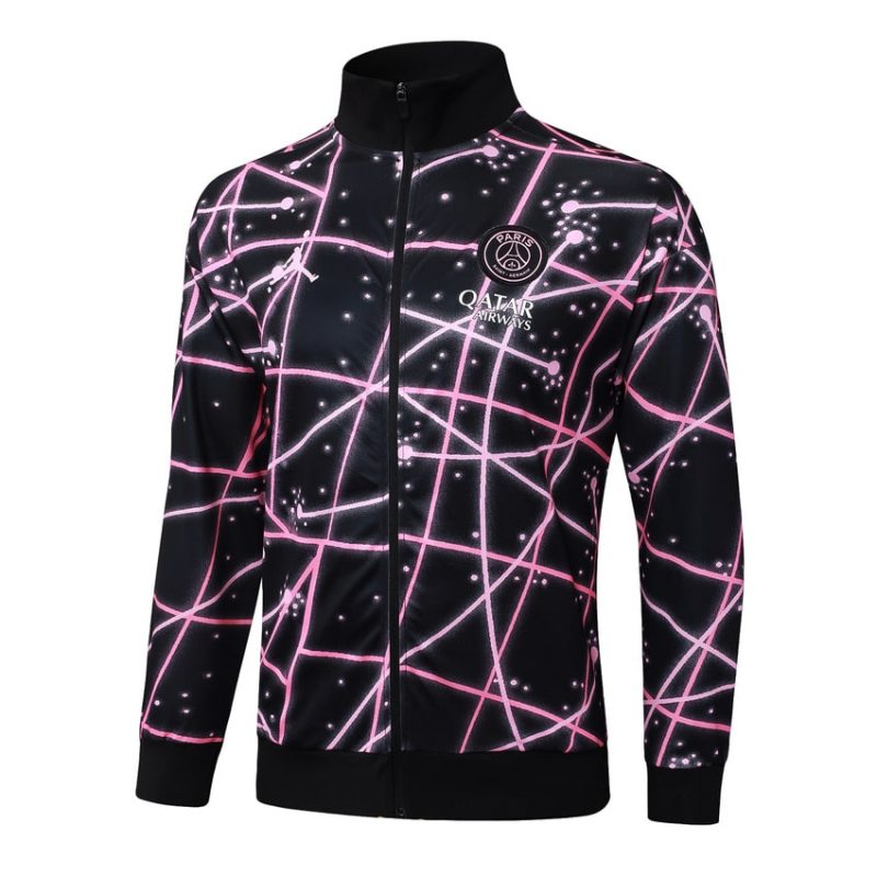 Survetement PSG Veste 2025 2026 Noir Rose