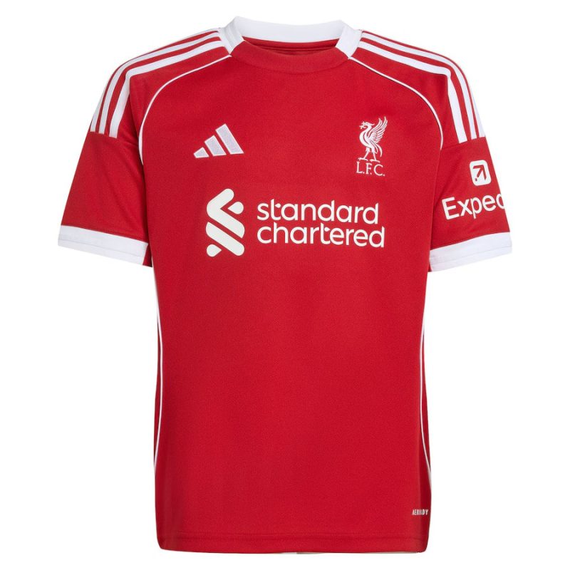 Maillot Enfant Liverpool Domicile 2025 2026 Maillot Enfant Liverpool Domicile 2025 2026