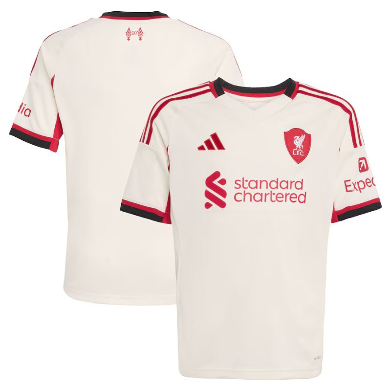 Maillot Enfant Liverpool Exterieur 2025 2026 Maillot Enfant Liverpool Exterieur 2025 2026