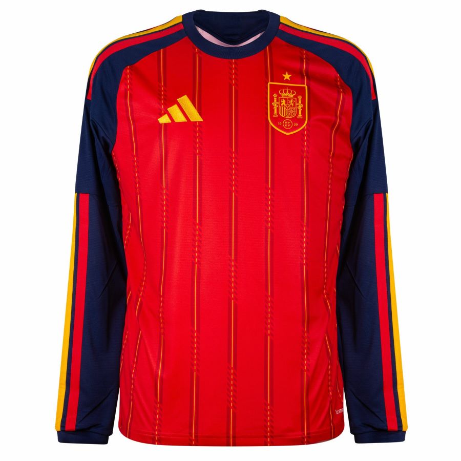 Maillot Espagne 2026 2027 Domicile Manches Longues