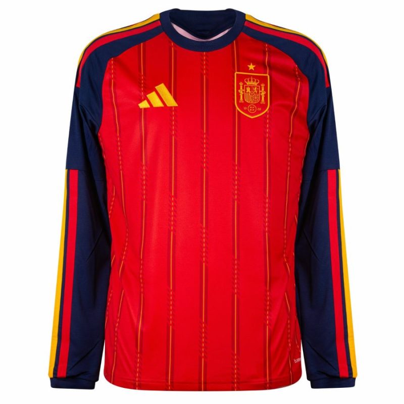 Maillot Espagne 2026 2027 Domicile Manches Longues