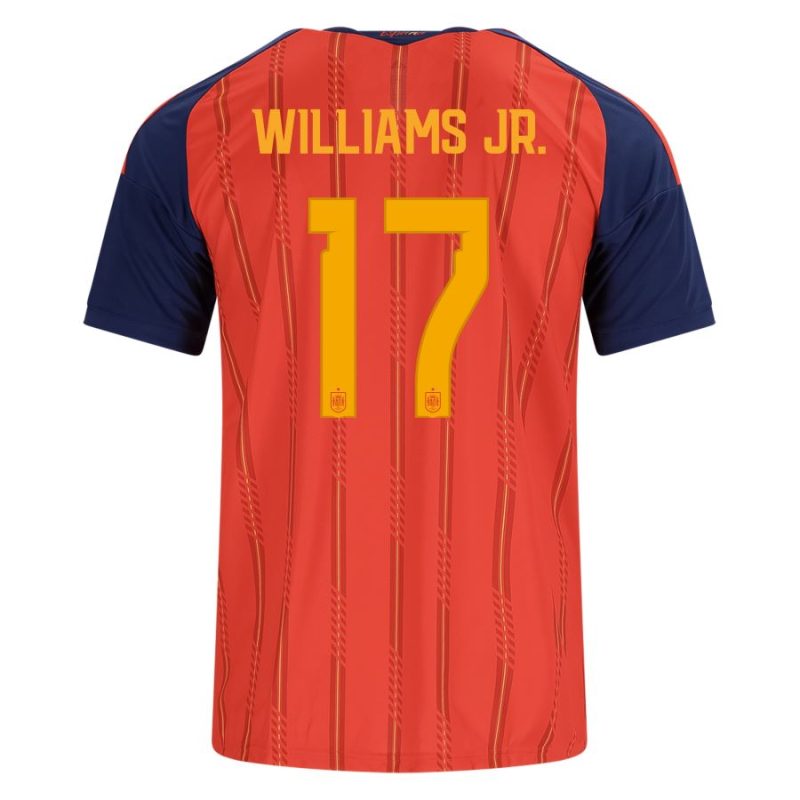 Maillot Espagne Domicile 2026 2027 Williams Jr. Maillot Espagne Domicile 2026 2027 Williams Jr.