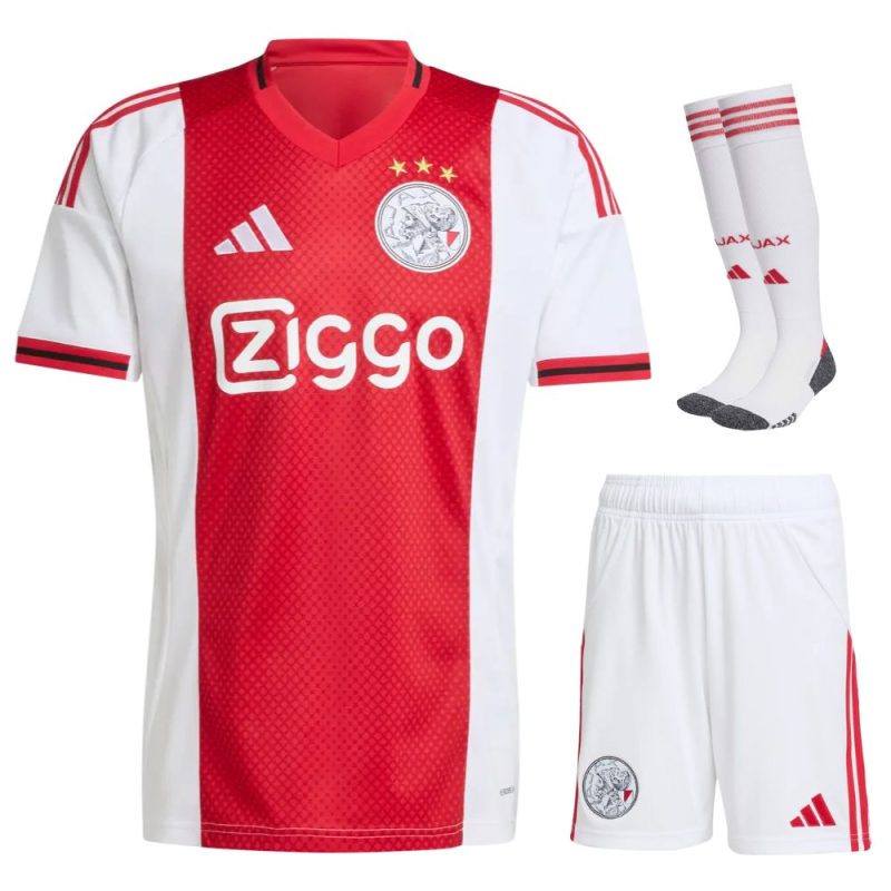 Maillot Kit Enfant Ajax Domicile 2025 2026 Maillot Kit Enfant Ajax Domicile 2025 2026