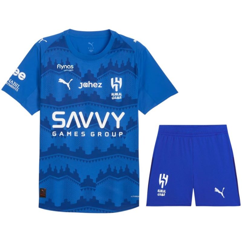 Maillot Kit Enfant AL Hilal Domicile 2025 2026 Maillot Kit Enfant AL Hilal Domicile 2025 2026