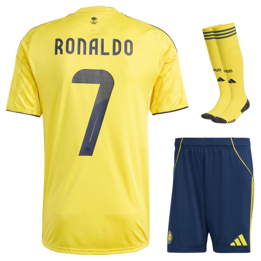 Maillot Kit Enfant Al Nassr Domicile 2025 2026 Ronaldo