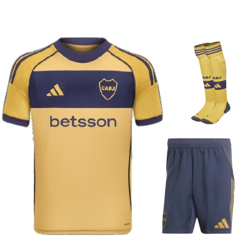 Maillot Kit Enfant Boca Junior Exterieur 2025 2026 Maillot Kit Enfant Boca Junior Exterieur 2025 2026