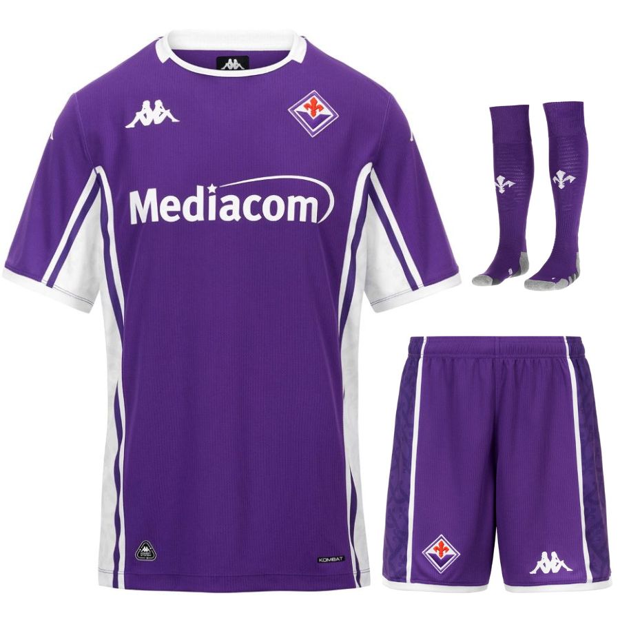 Maillot Kit Enfant Fiorentina Domicile 2025 2026 Maillot Kit Enfant Fiorentina Domicile 2025 2026