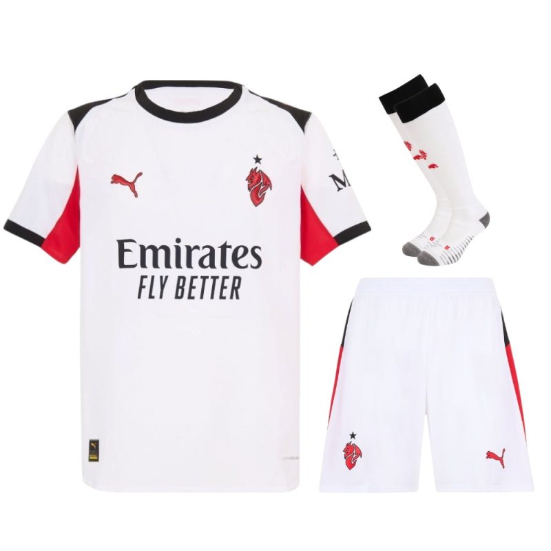 Maillot Kit Enfant Milan AC Exterieur 2025 2026