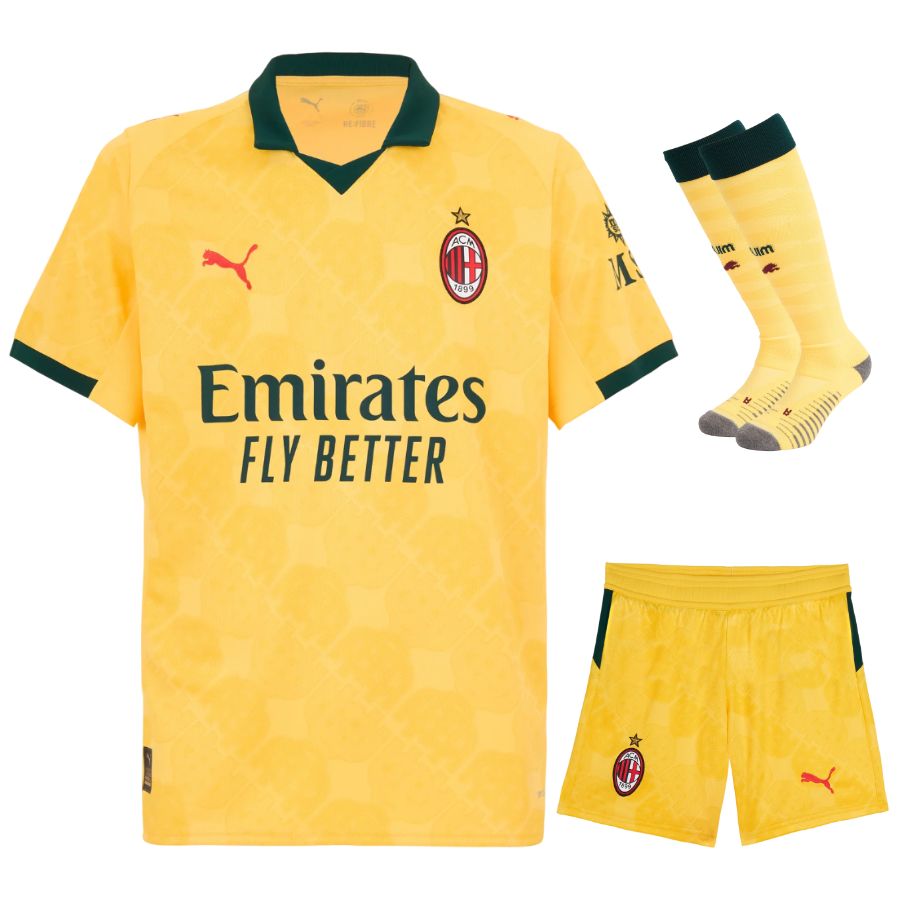 Maillot Kit Enfant Milan AC Third 2025 2026 Maillot Kit Enfant Milan AC Third 2025 2026