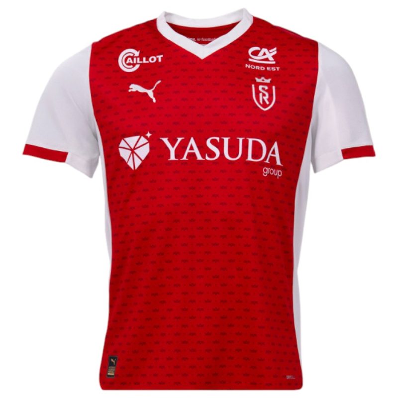 Maillot Reims Domicile 2025 2026 Maillot Reims Domicile 2025 2026