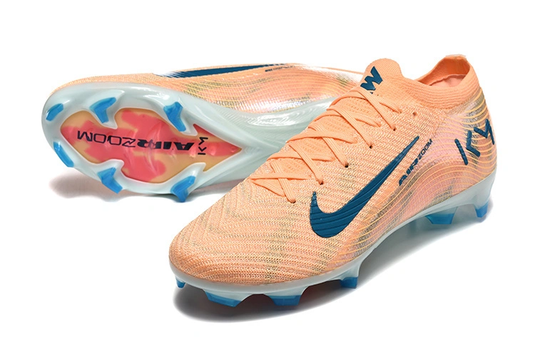 N Air Zoom Mercurial Vapor 16 Elite FG Mbappé Personal Edition - Melon Tint/Neo Turquoise/Igloo
