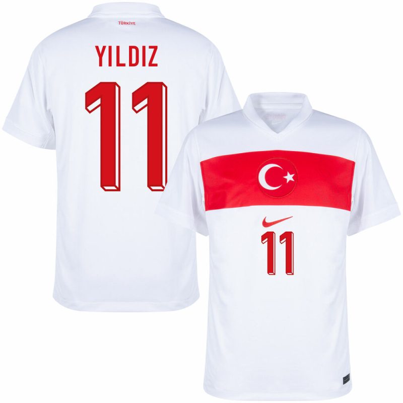 Maillot Turquie Domicile 2024 2025 Yildiz Maillot Turquie Domicile 2024 2025 Yildiz