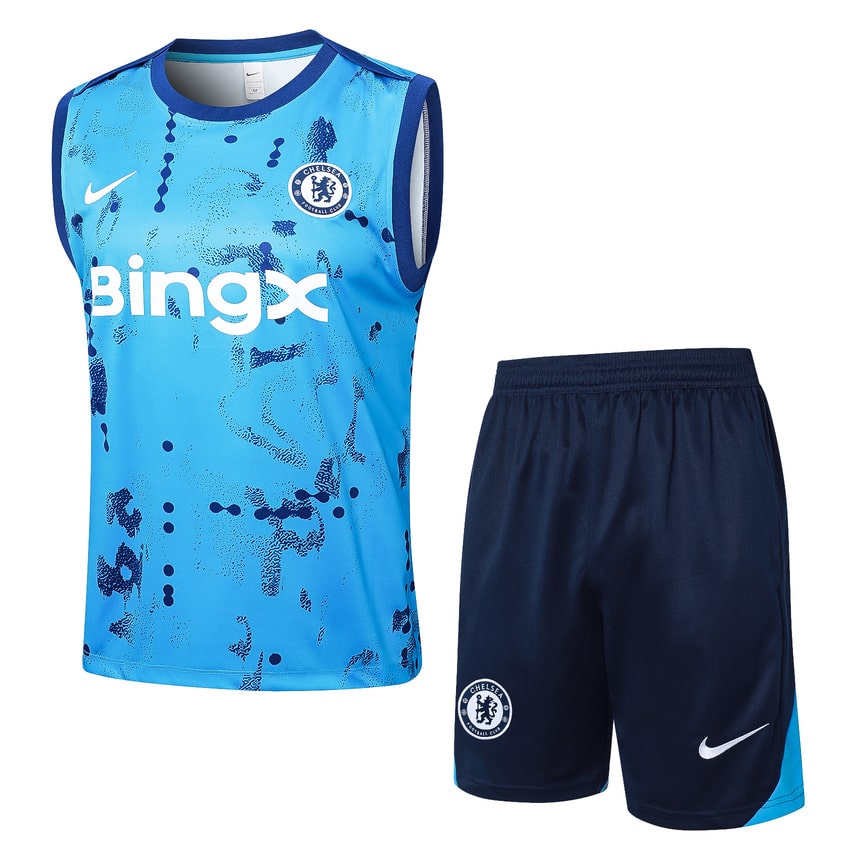 Debardeur Short Chelsea 2024 2025 Bleu Ciel