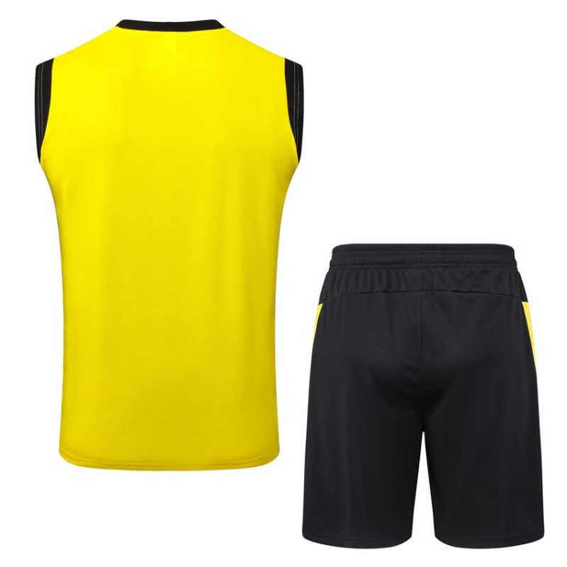 Debardeur Short Dortmund 2025 2026 Jaune Noir Debardeur Short Dortmund 2025 2026 Jaune Noir