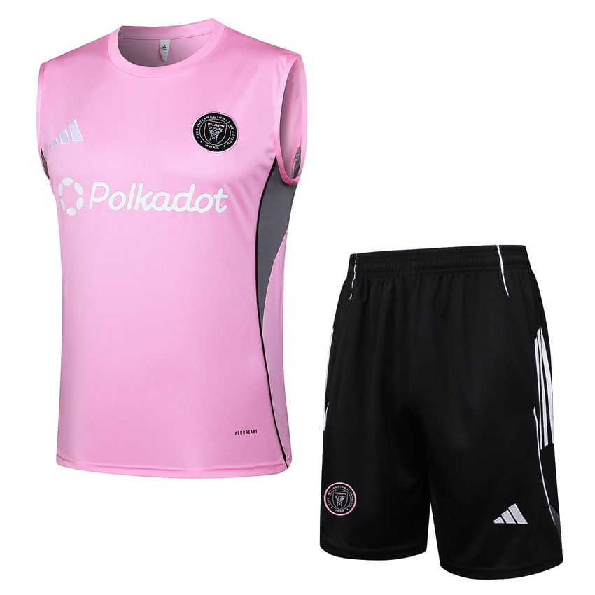 Debardeur Short Inter Miami 2025 2026 Rose Clair