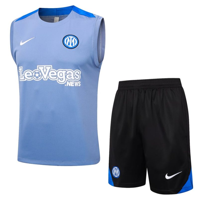 Debardeur Short Inter Milan 2024 2025 Bleu Ciel Debardeur Short Inter Milan 2024 2025 Bleu Ciel