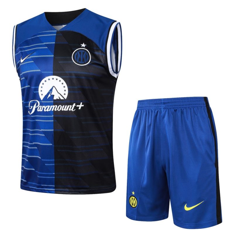 Debardeur Short Inter Milan 2024 2025 Bleu Noir Debardeur Short Inter Milan 2024 2025 Bleu Noir
