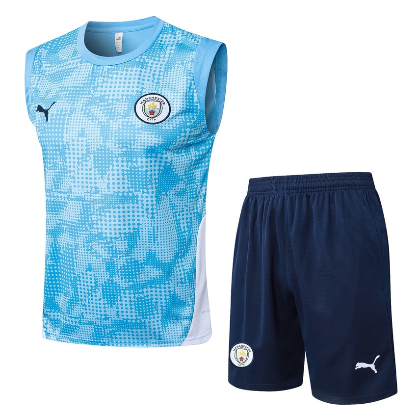 Debardeur Short Manchester City 2025 2026 Bleu Ciel