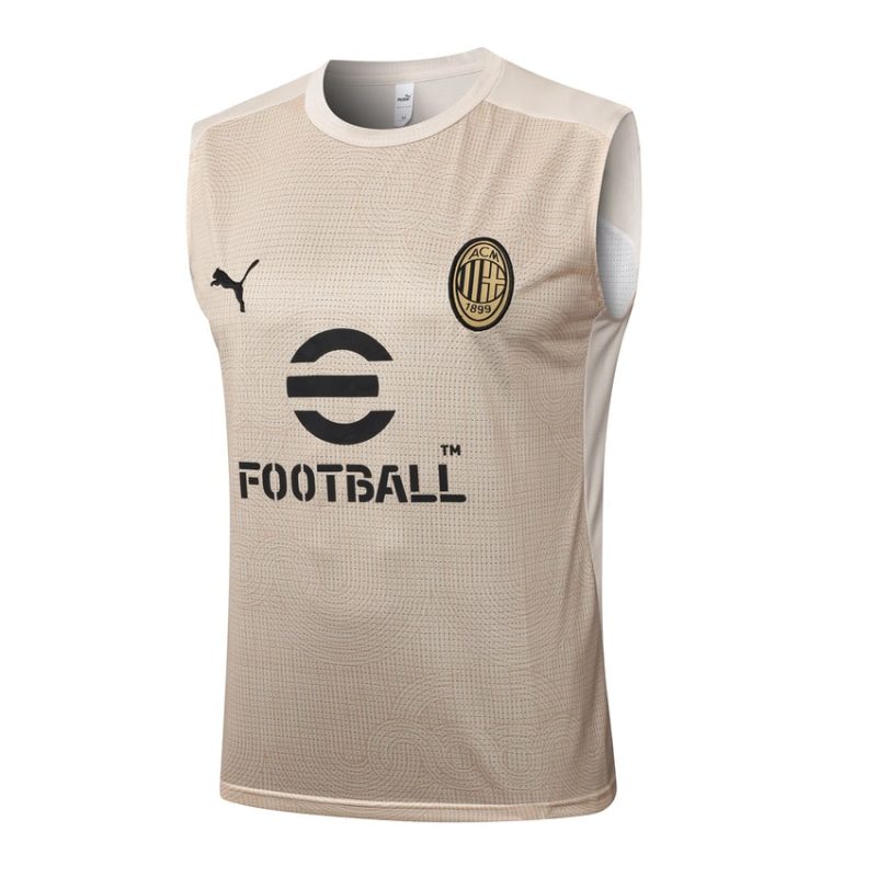 Debardeur Short Milan AC 2024 2025 Beige Debardeur Short Milan AC 2024 2025 Beige