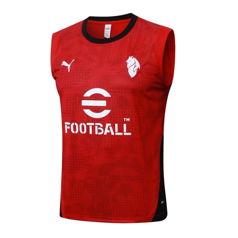 Debardeur Short Milan AC 2025 2026 Rouge Clair Debardeur Short Milan AC 2025 2026 Rouge Clair