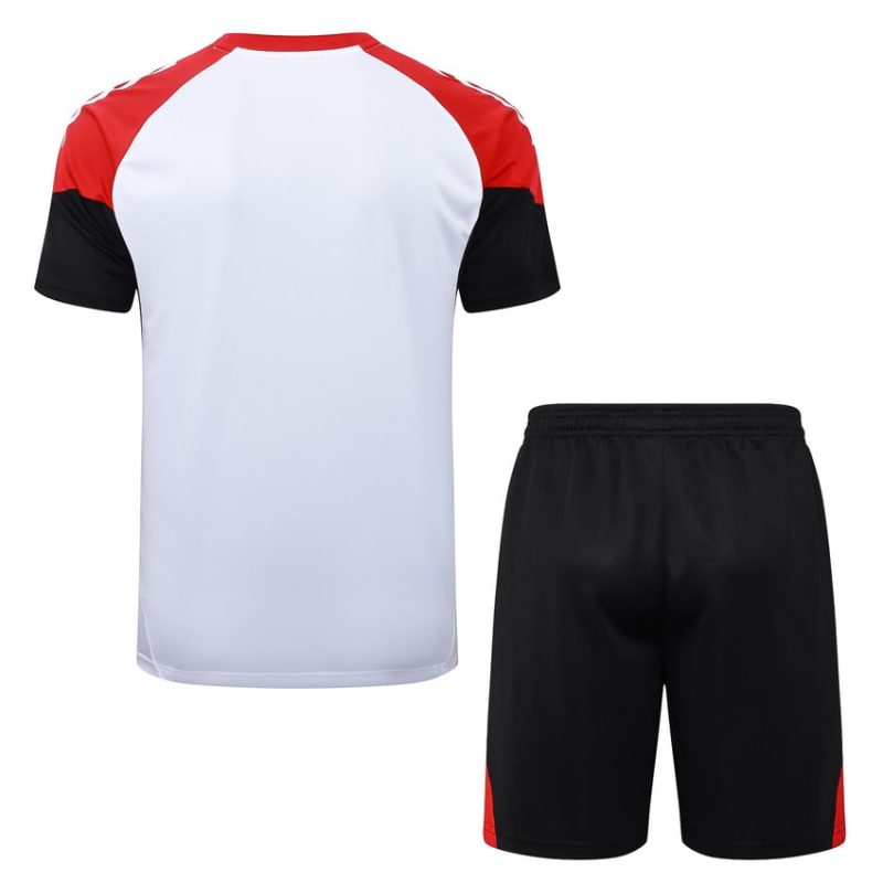 Ensemble Maillot Short Arsenal 2025 2026 Blanc Rouge
