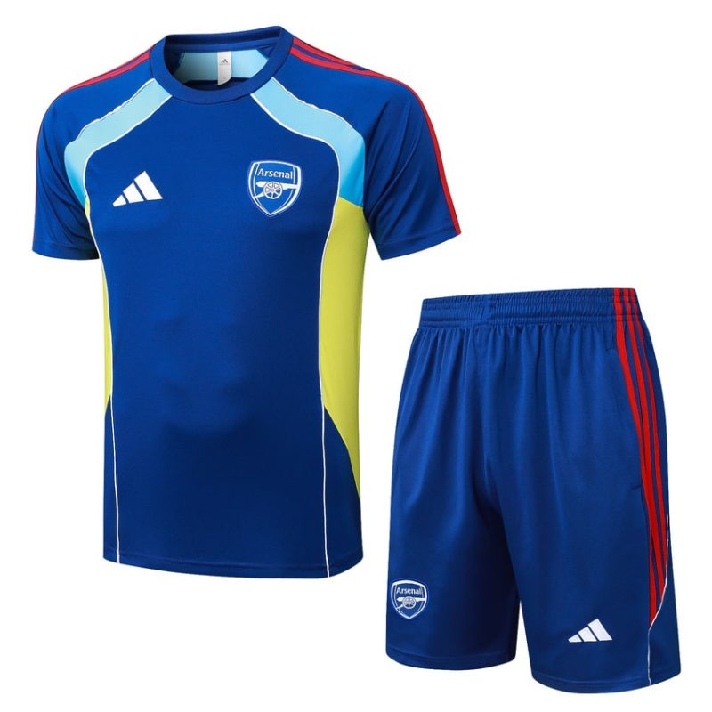 Ensemble Maillot Short Arsenal 2025 2026 Bleu Clair