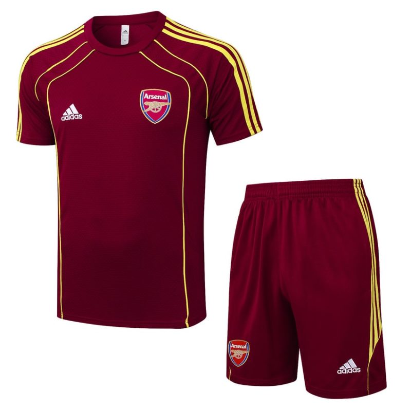 Ensemble Maillot Short Arsenal 2025 2026 Rouge Foncé Ensemble Maillot Short Arsenal 2025 2026 Rouge Foncé
