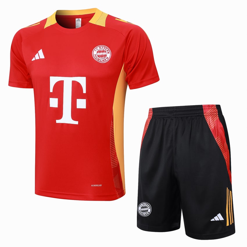 Ensemble Maillot Short Bayern Munich 2024 2025 Rouge Clair Ensemble Maillot Short Bayern Munich 2024 2025 Rouge Clair