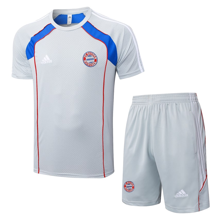 Ensemble Maillot Short Bayern Munich 2025 2026 Gris Ensemble Maillot Short Bayern Munich 2025 2026 Gris