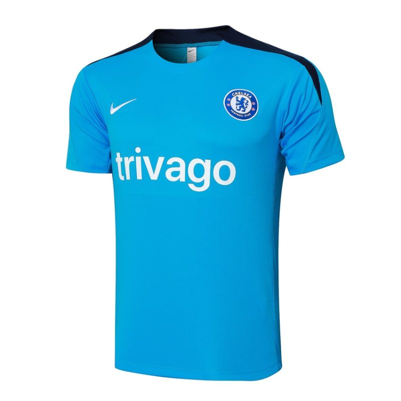 Ensemble Maillot Short Chelsea 2024 2025 Bleu Clair