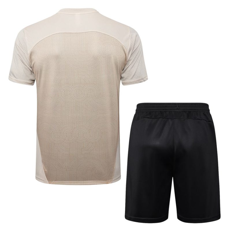 Ensemble Maillot Short Milan AC 2024 2025 Beige