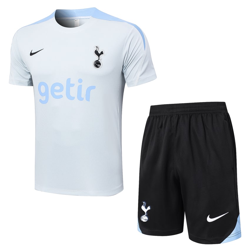 Ensemble Maillot Short Tottenham 2024 2025 Blanc