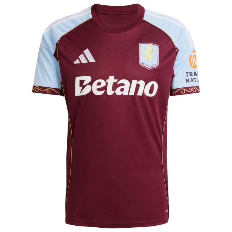 Maillot Aston Domicile Villa 2025 2026