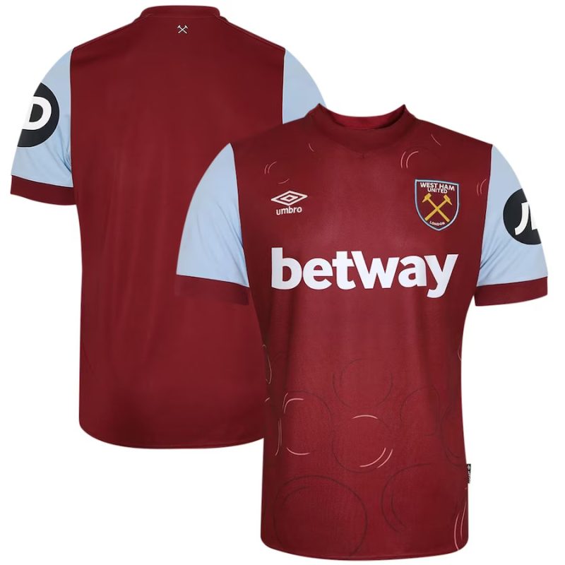MAILLOT WEST HAM UNITED 2023 2024 DOMICILE MAILLOT WEST HAM UNITED 2023 2024 DOMICILE