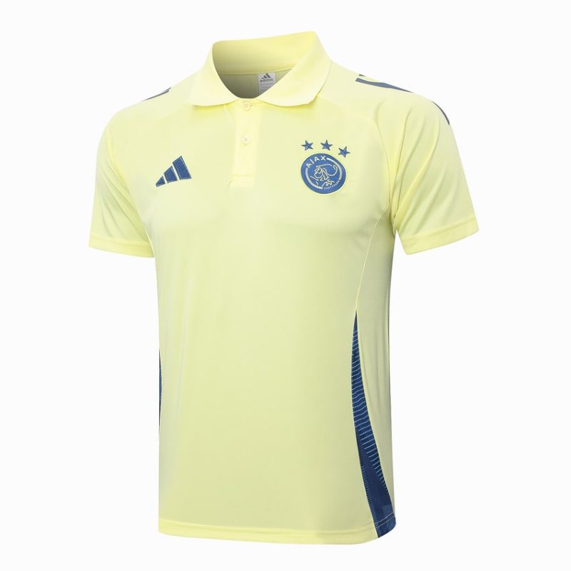 Survetement Ajax Polo 2024 2025 Jaune Survetement Ajax Polo 2024 2025 Jaune