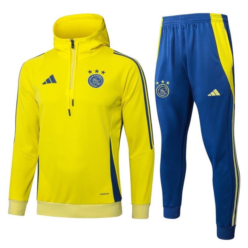 Survetement Ajax Sweat 2024 2025 Jaune Survetement Ajax Sweat 2024 2025 Jaune