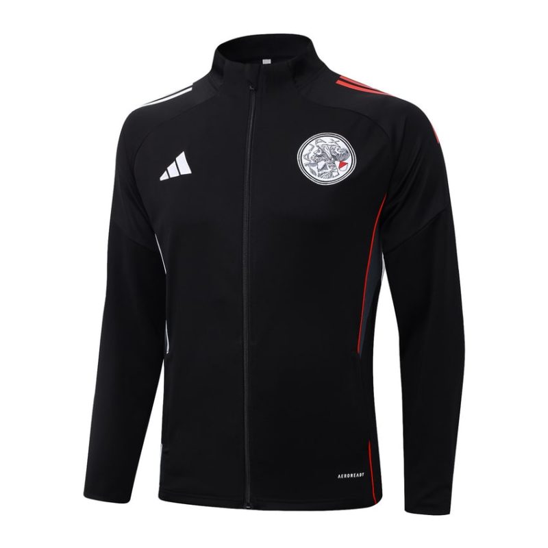 Survetement Ajax Veste 2025 2026 Noir Sombre