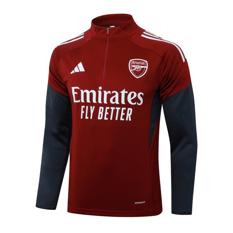 Survetement Arsenal Training 2025 2026 Rouge Bleu