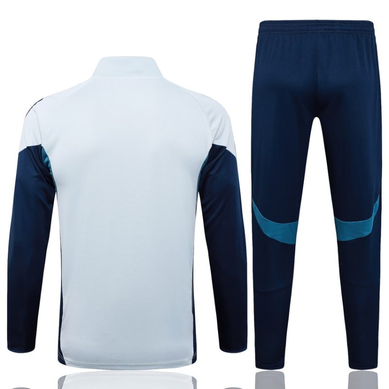Survetement Arsenal Veste 2025 2026 Blanc Bleu