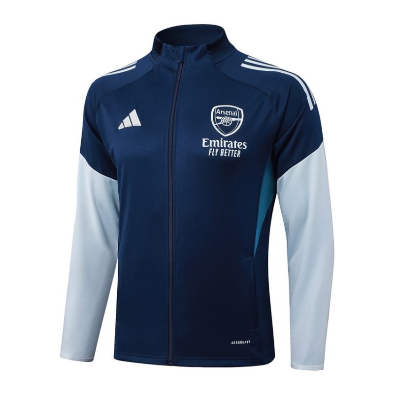 Survetement Arsenal Veste 2025 2026 Bleu Blanc