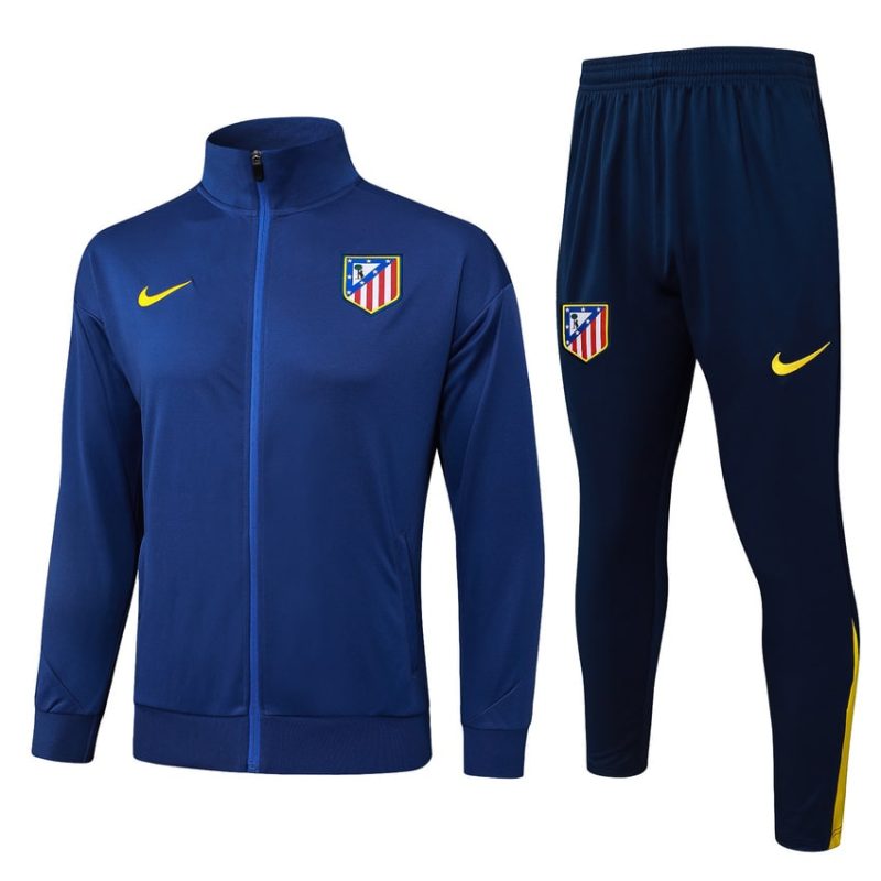 Survetement Atletico Madrid Veste 2025 2026 Bleu Sombre