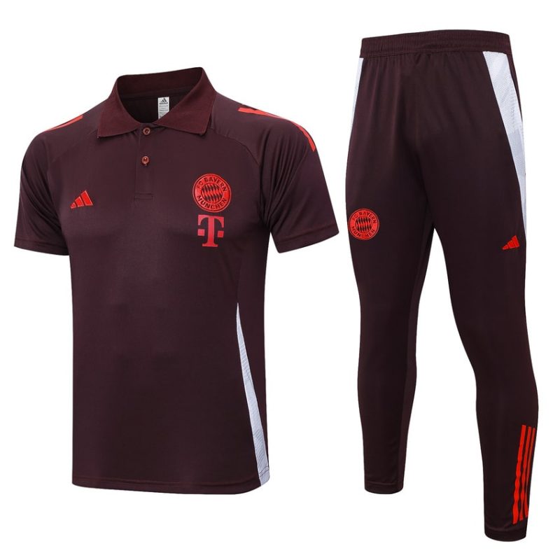 Survetement Bayern Munich Polo 2024 2025 Rouge