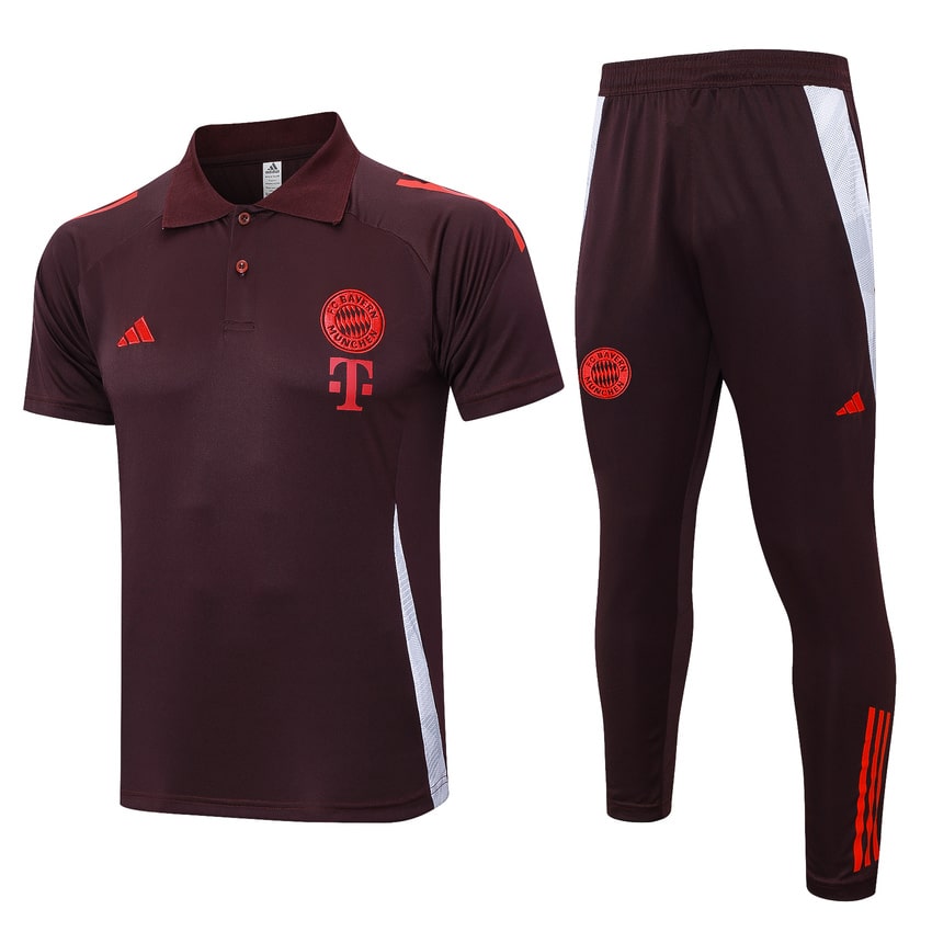Survetement Bayern Munich Polo 2024 2025 Rouge