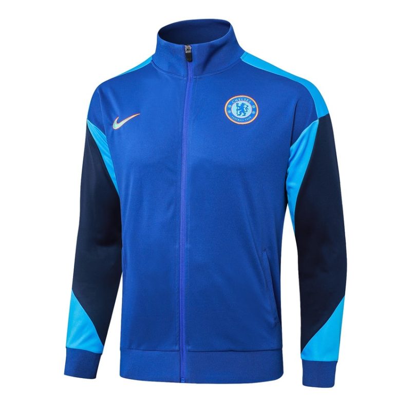 Survetement Chelsea Veste 2024 2025 Bleu Sombre Survetement Chelsea Veste 2024 2025 Bleu Sombre