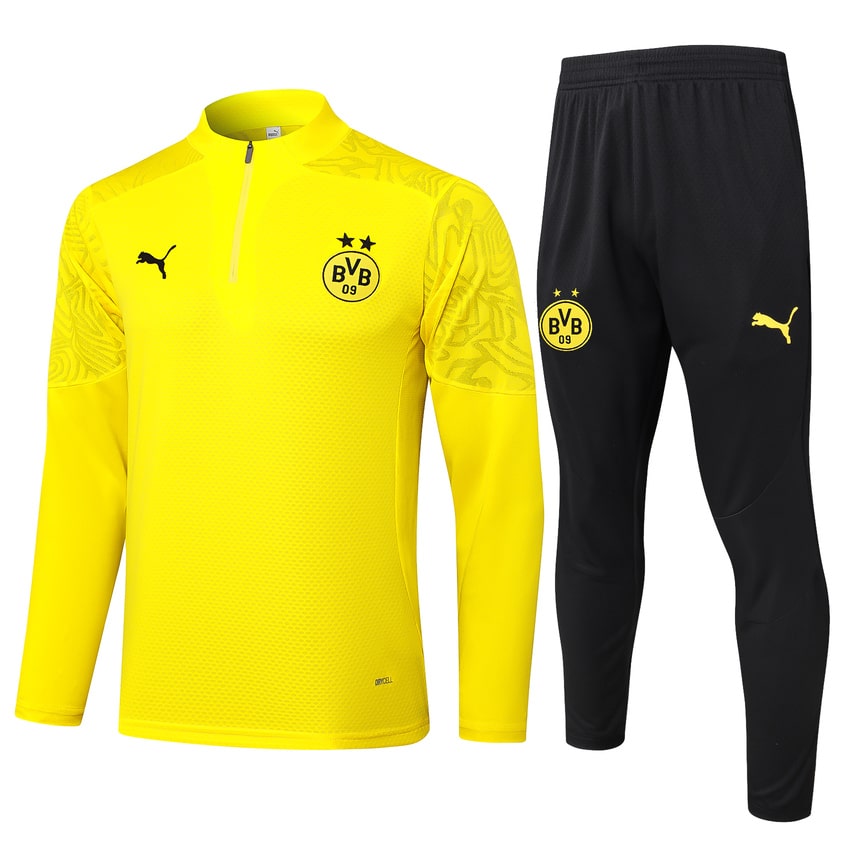 Survetement Dortmund Training 2024 2025 Jaune Clair