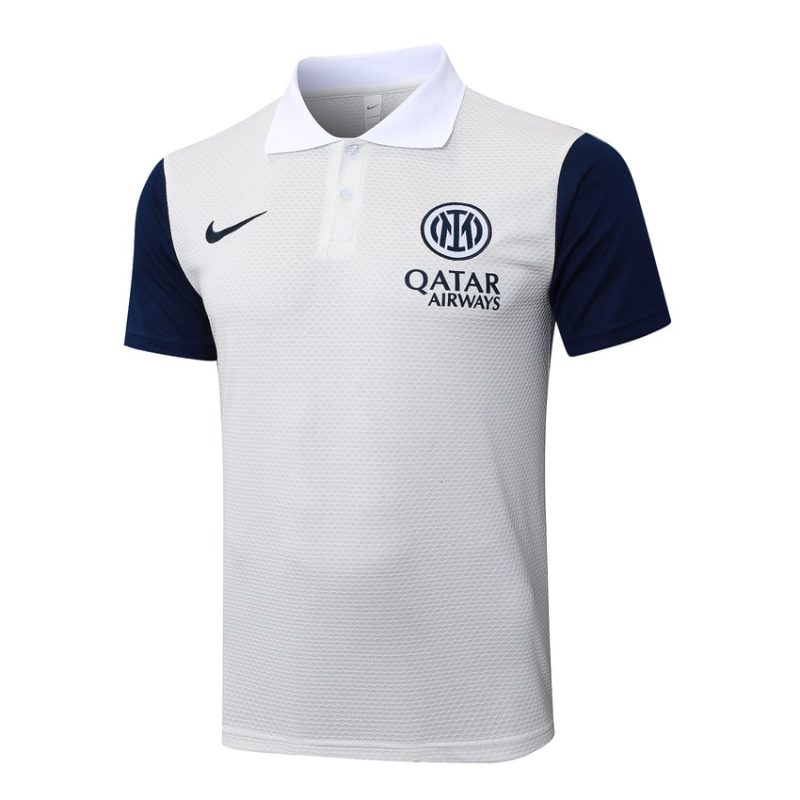 Survetement Inter Milan Polo 2025 2026 Blanc Bleu