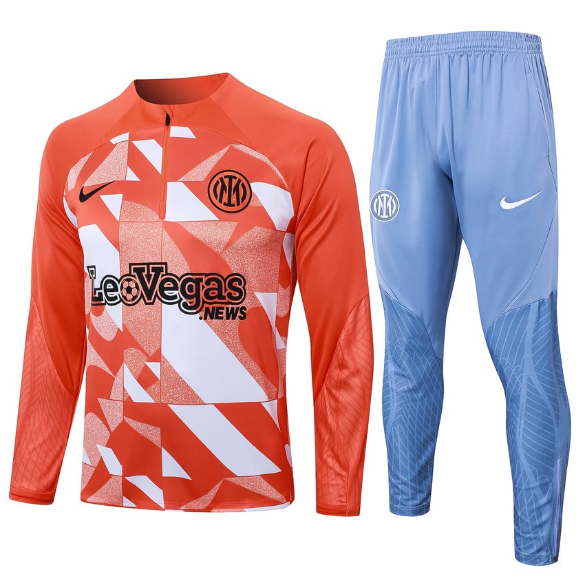 Survetement Inter Milan Training 2024 2025 Rouge Blanc