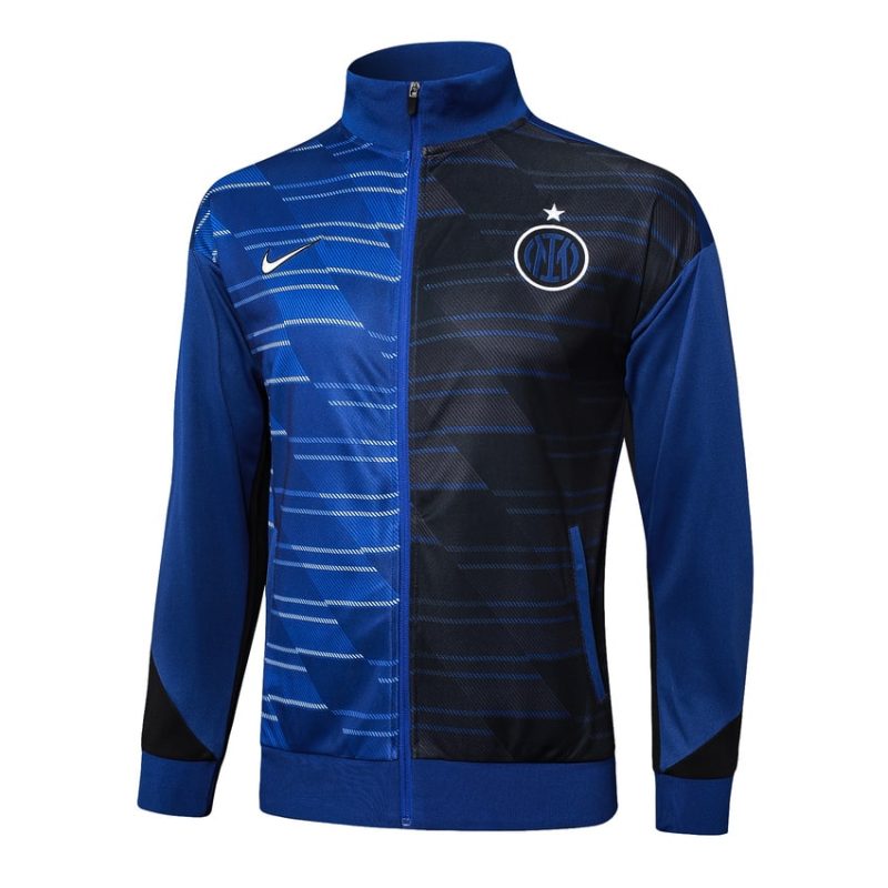 Survetement Inter Milan Veste 2024 2025 Bleu Noir