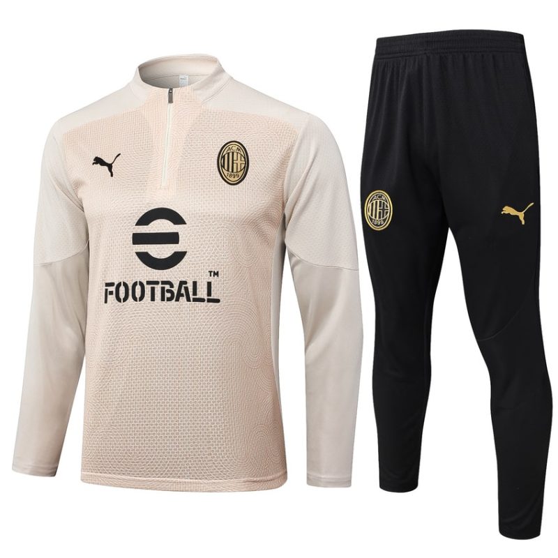 Survetement Milan AC Training 2024 2025 Beige Survetement Milan AC Training 2024 2025 Beige